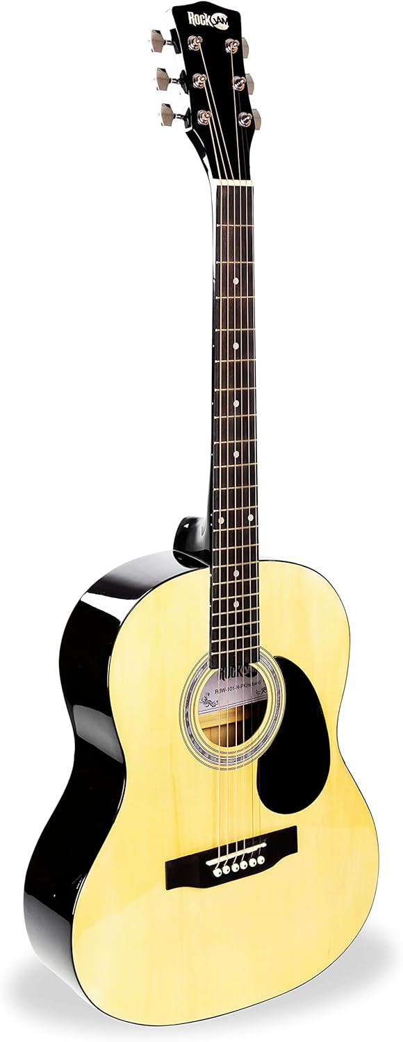 Alternative view of RockJam Acoustic Guitar Kit with Stand, Tuner, Gig Bag, Strap, Picks, Spare Strings & Lessons