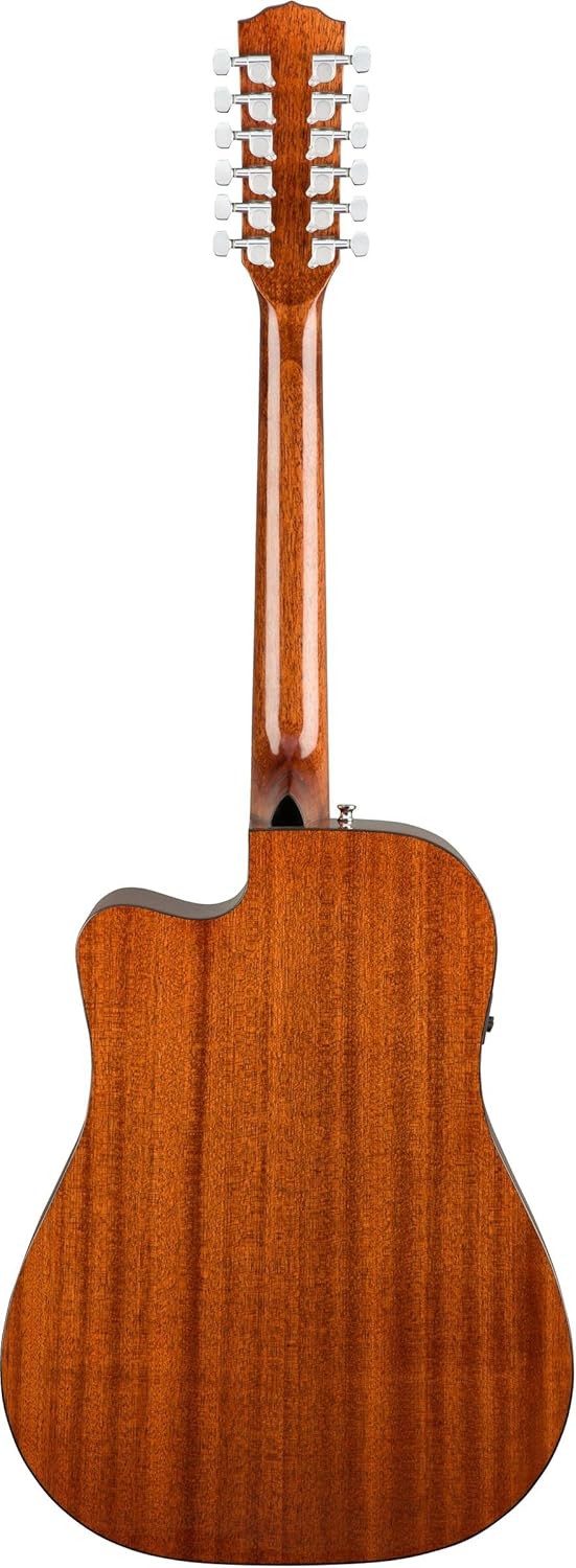 Fender CD-60SCE 12-string Dreadnought Acoustic Guitar, Natural