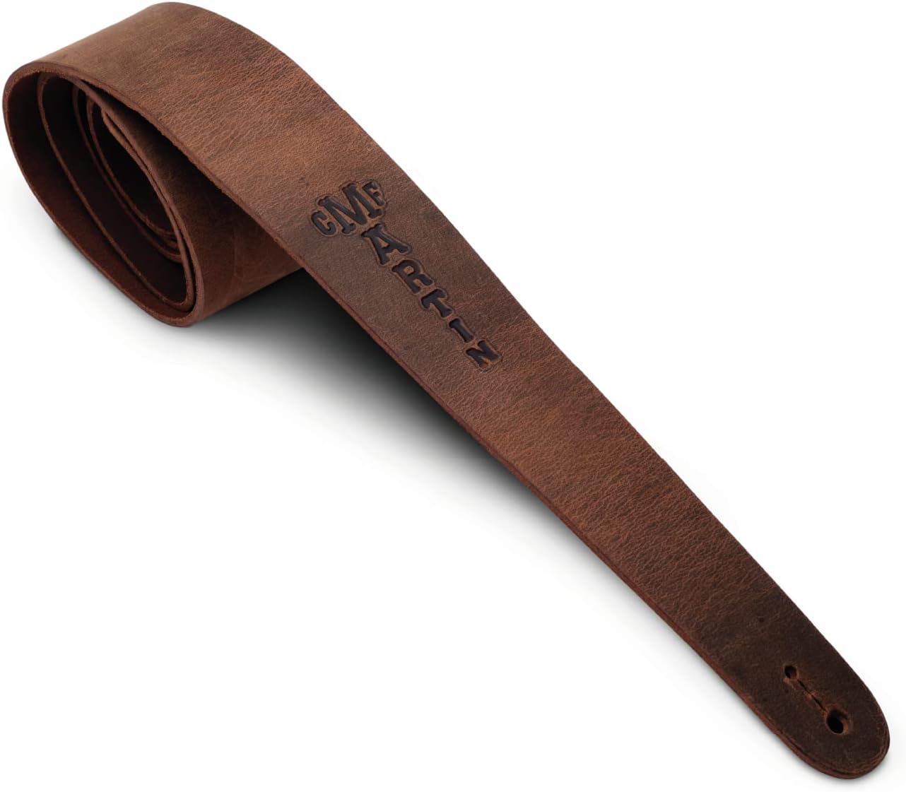 C.F. MARTIN 18A0065 2 1/8" Leather Guitar Strap, Brown