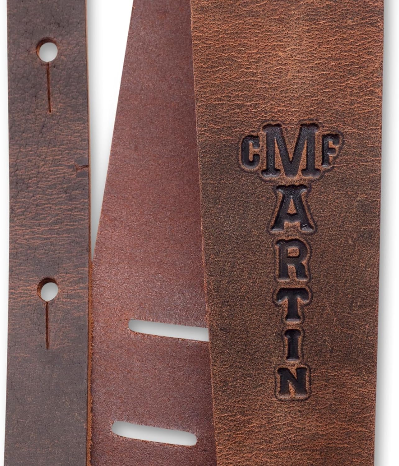 Alternative view of C.F. MARTIN 18A0065 2 1/8" Leather Guitar Strap, Brown