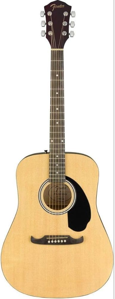 Alternative view of Fender Acoustic Guitar with Guitar Bag, with 2-Year Warranty, FA-125 Dreadnought with Alloy Steel Strings, Glossed Natural Finish, Basswood Construction