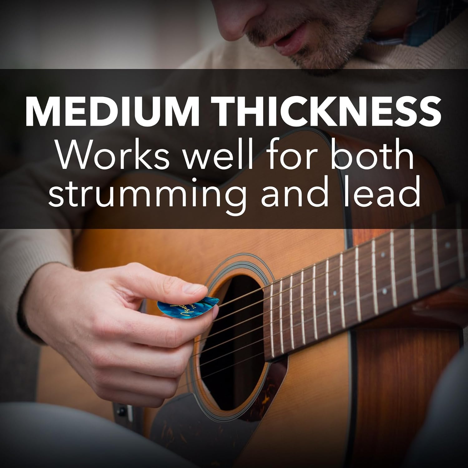 Alternative view of Fender Premium Picks Sampler - 12 Pack Includes Thin, Medium & Heavy Gauges (Austin Bazaar Exclusive)