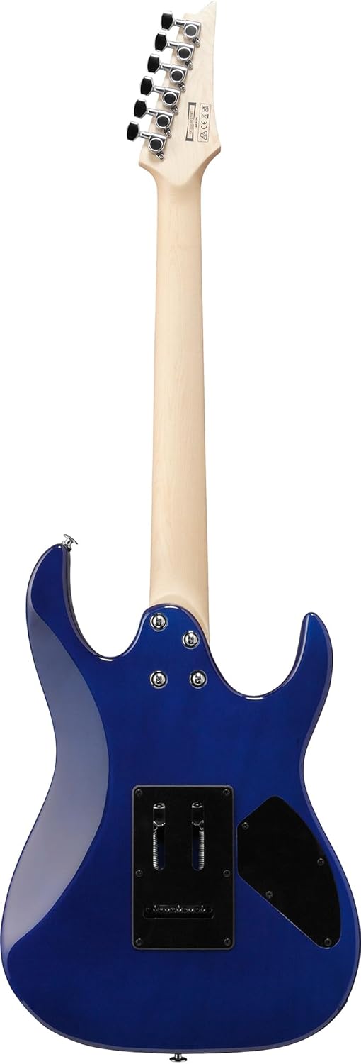 Alternative view of Ibanez GRX70QAL RG Gio Electric Guitar, Left Handed - Transparent Blue Burst Bundle with Amplifier, Gig Bag, Tuner, Cable, Picks, Austin Bazaar Instructional DVD, and Polishing Cloth