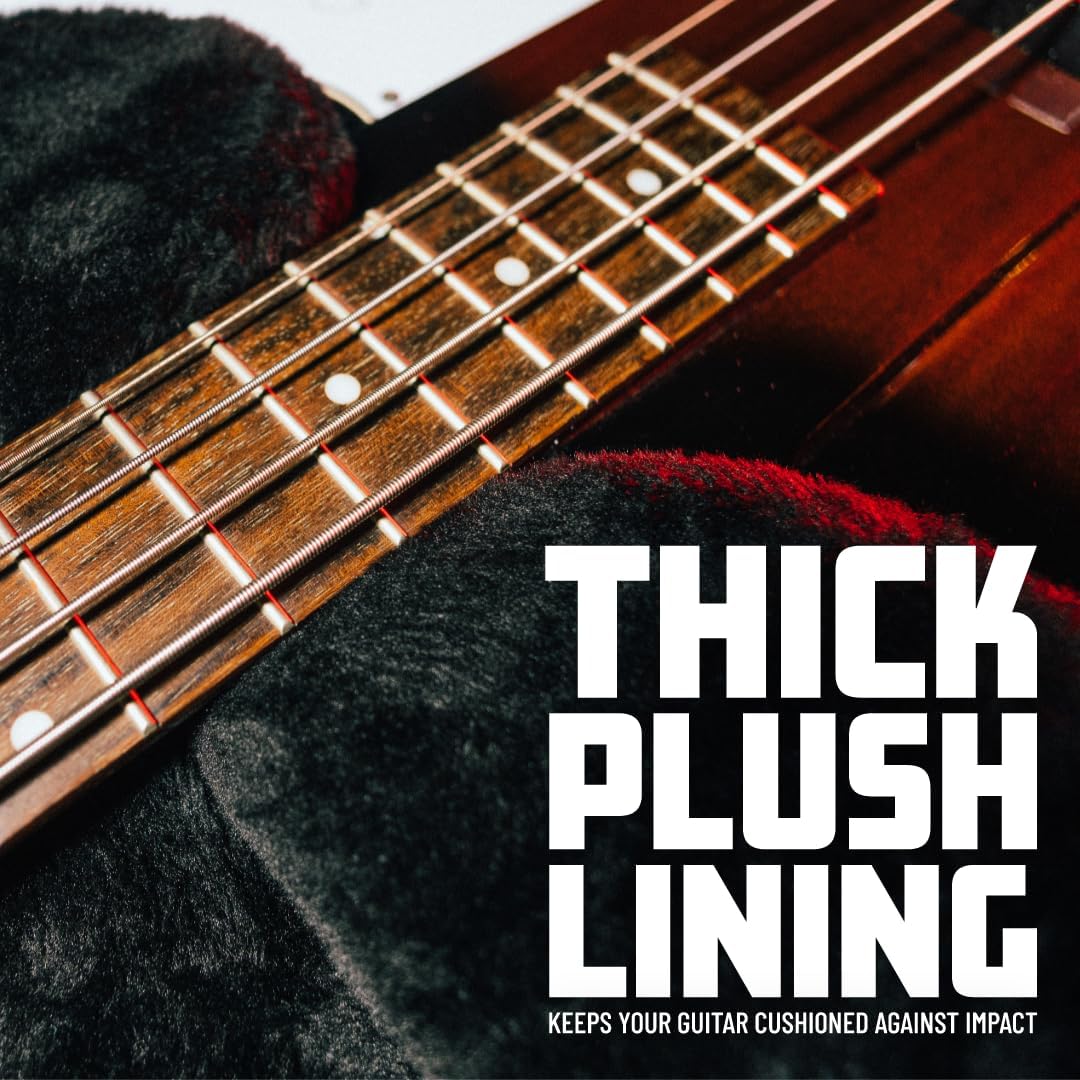 Gator Cases Hard-Shell Wood Case for Standard Electric Guitars, Fits Fender Strat/Tele Style (GWE-ELEC)