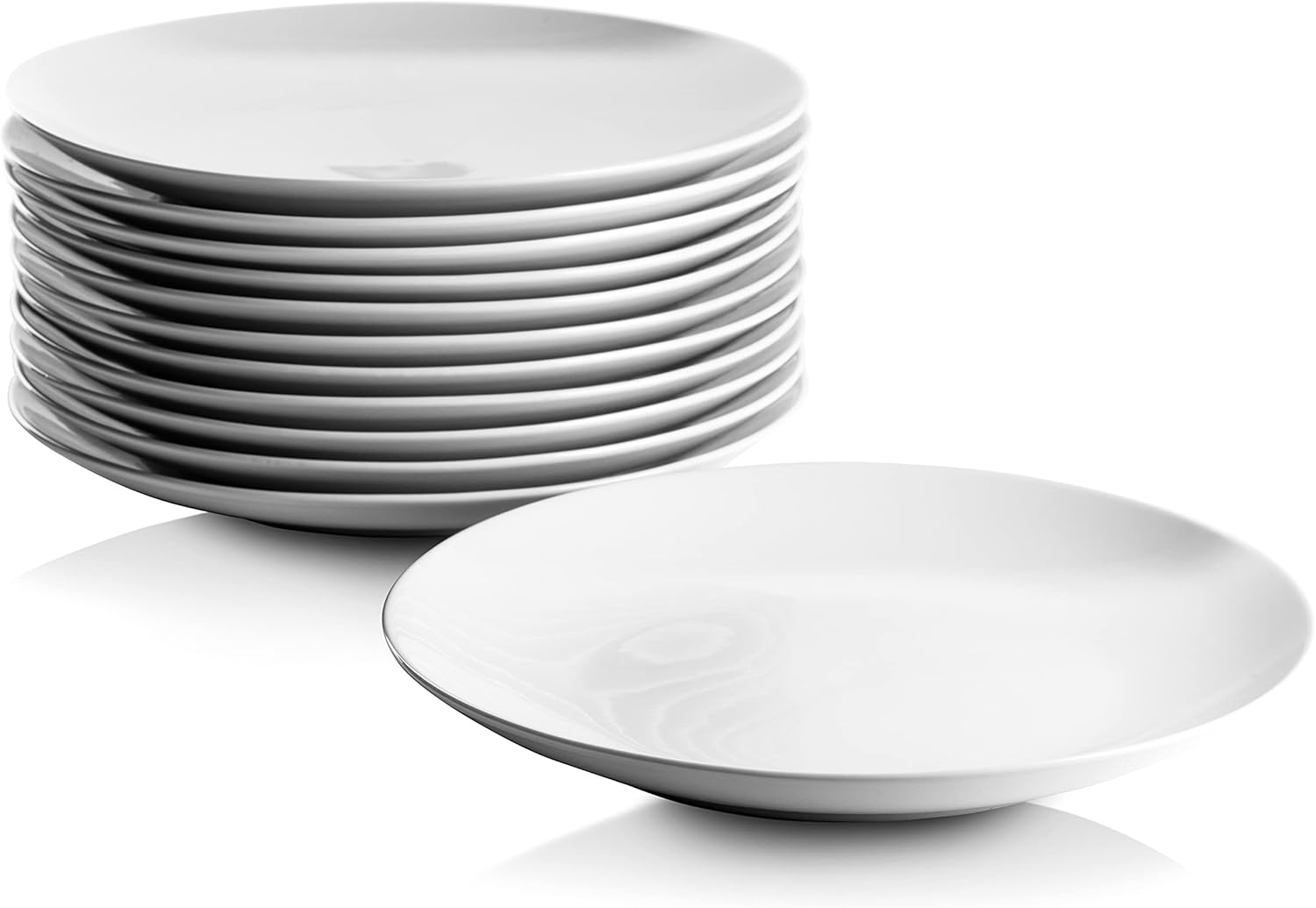 Alternative view of 10 Strawberry Street 10.5" Catering Coupe Dinner Plate, Set of 12,White