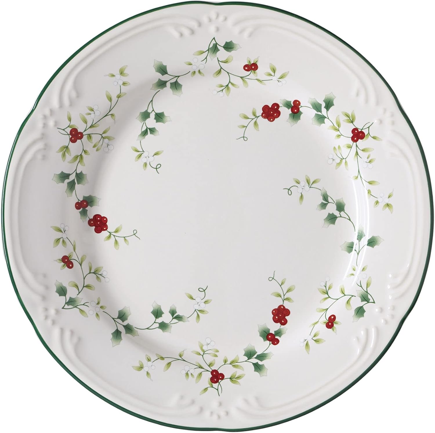 Alternative view of Pfaltzgraff Winterberry Salad Plates (8-Inch, Set Of 4), Green