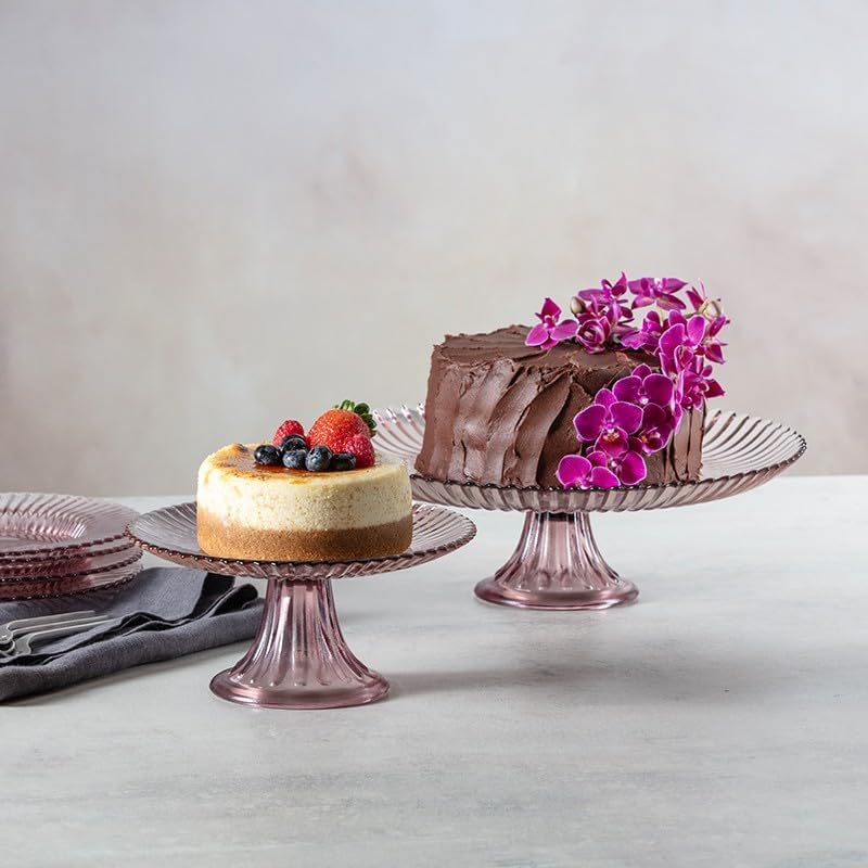 Alternative view of Fortessa Archie Serveware, Large Cake Stand, 13", Pink