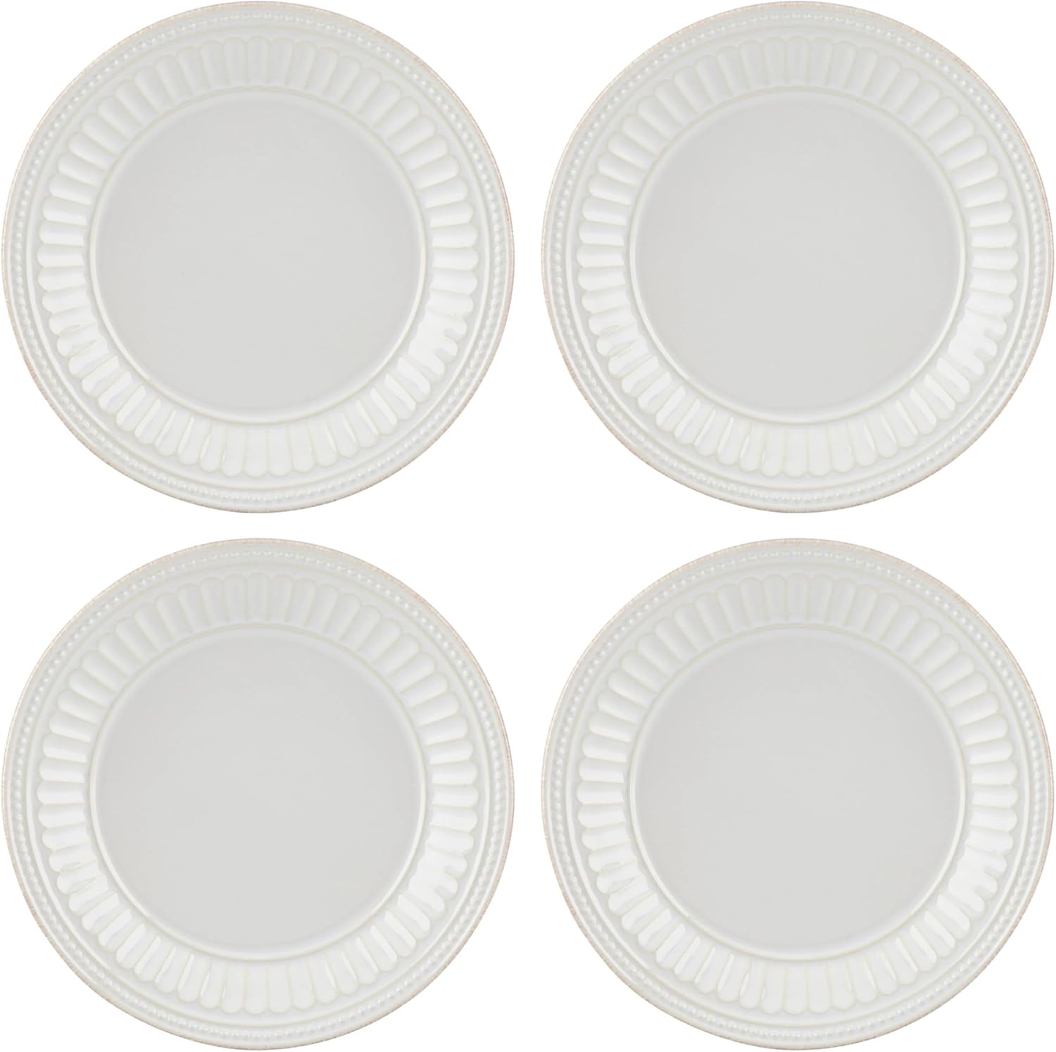 Alternative view of Lenox Serveware, Lenox French Perle Groove White Serving Platter, Oval Shape, 16-Inch, Stoneware, Dishwasher Safe, Turkey Platter for Thanksgiving, Winter Hosting, Christmas Serving (White, 1 Piece)
