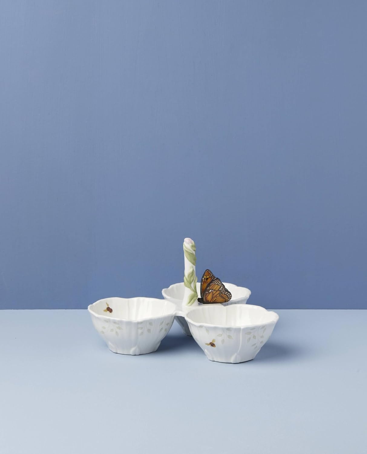 Lenox 897160 Butterfly Meadow Floral 3-Section Server