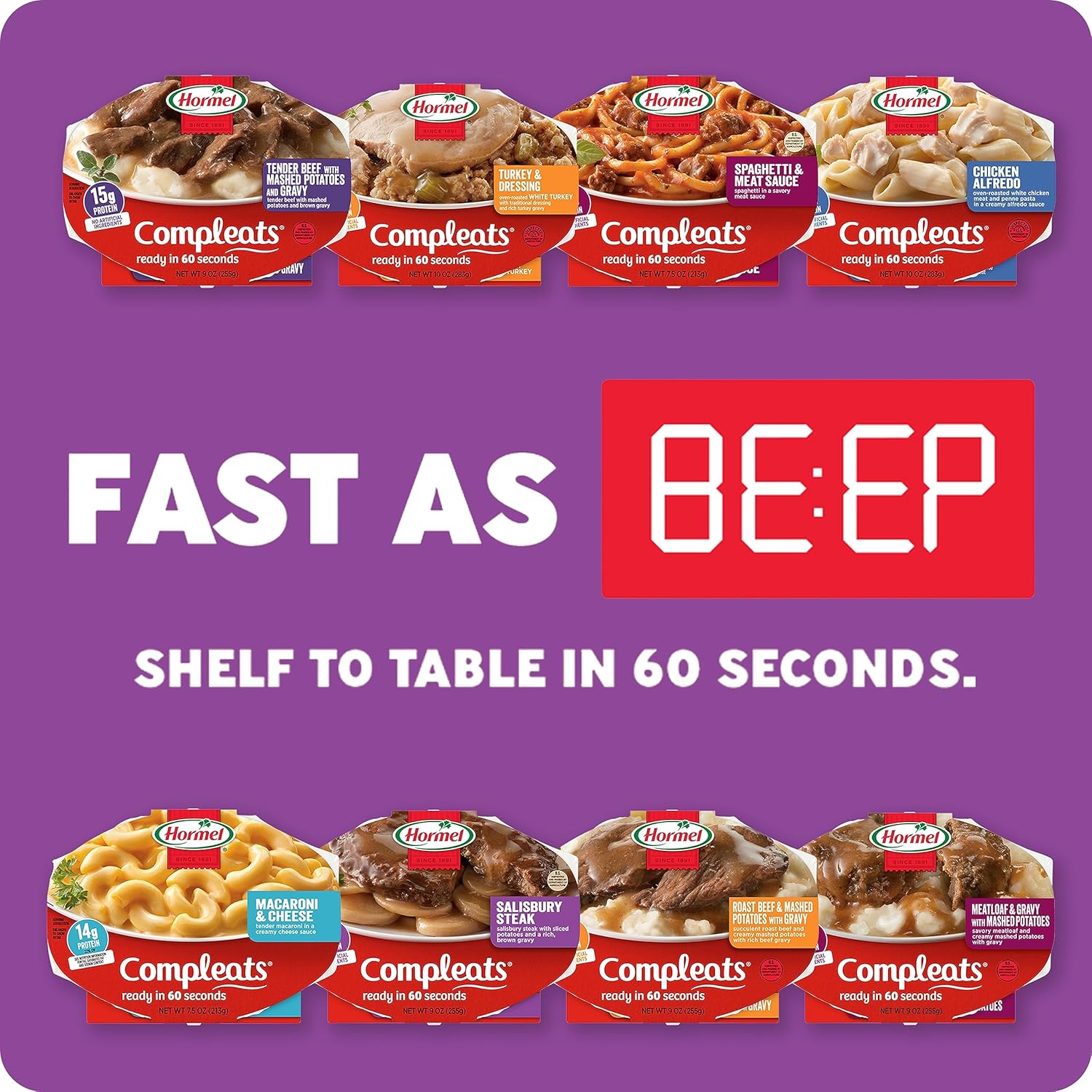 HORMEL COMPLEATS Rice & Chicken Microwave Tray, 7.5 Ounces (Pack of 7) - Image 6