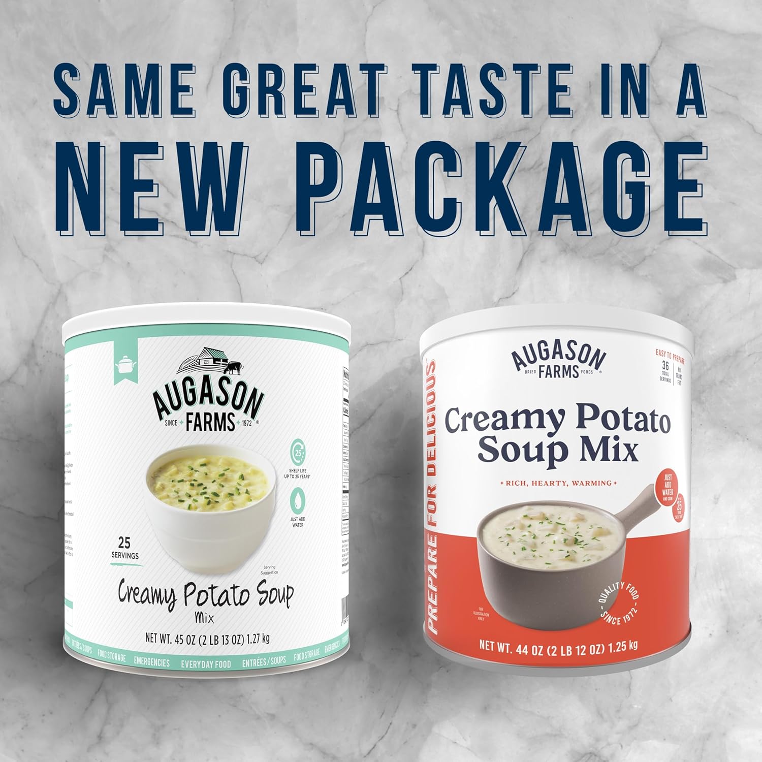 Augason Farms Creamy Potato Soup Mix Can, Emergency Food Supply, Everyday Meals, 36 Servings - Image 2