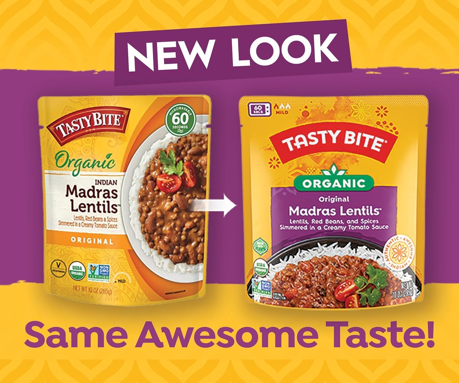 Tasty Bite Organic Madras Lentils, 10 Ounce, Pack of 6, Ready to Eat, Microwavable Entree, Vegetarian - Image 3