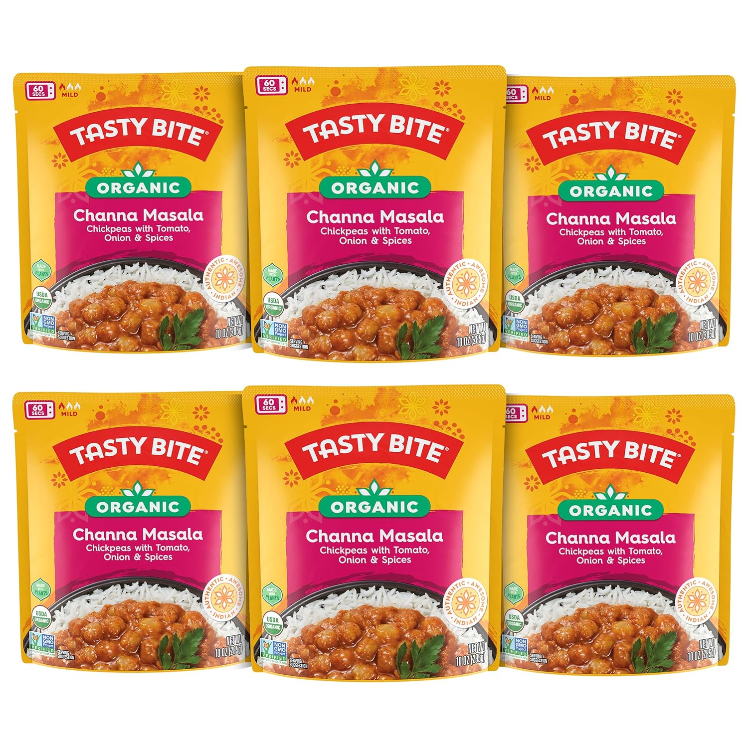 Tasty Bite Organic Madras Lentils, 10 Ounce, Pack of 6, Ready to Eat, Microwavable Entree, Vegetarian - Image 9