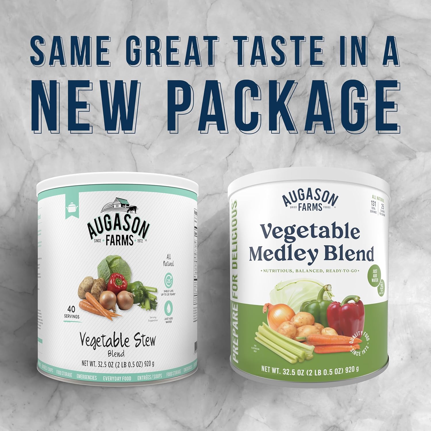 Augason Farms Vegetable Medley Blend Can - Dehydrated Mixed Veggies - Gluten Free Emergency Food Supply with Long Shelf Life for Survival, Disaster Prep & Everyday Meals - 131 Servings - Image 3