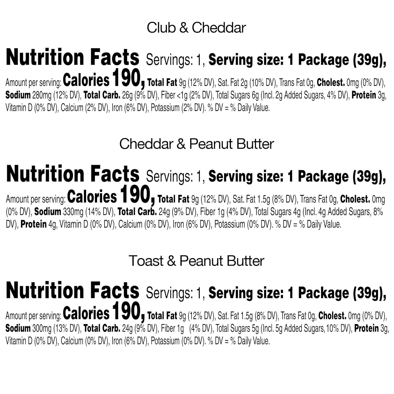 Keebler Sandwich Crackers, Lunch Snacks, Variety Pack (45 Packs)