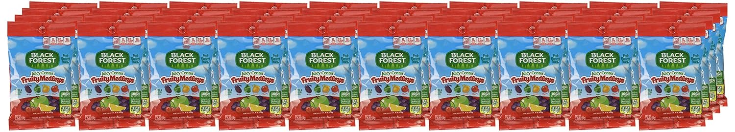 Black Forest Juicy Burst Fruit Snacks, Berry Medley, 0.8 Ounce Pouches (40 Count) - Image 5