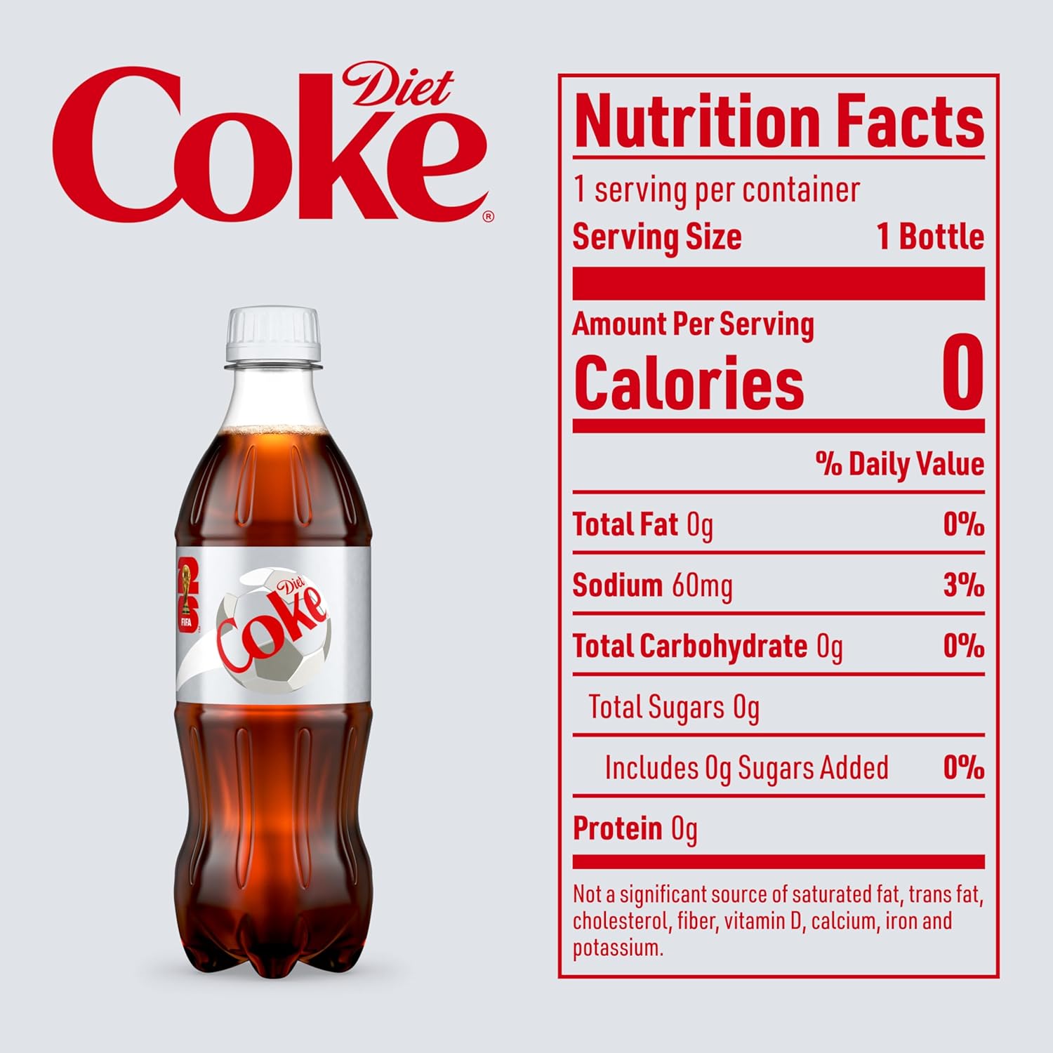 Diet Coke Diet Soda, 16.9 fl oz Bottles, 6 Pack - Cola Soft Drinks