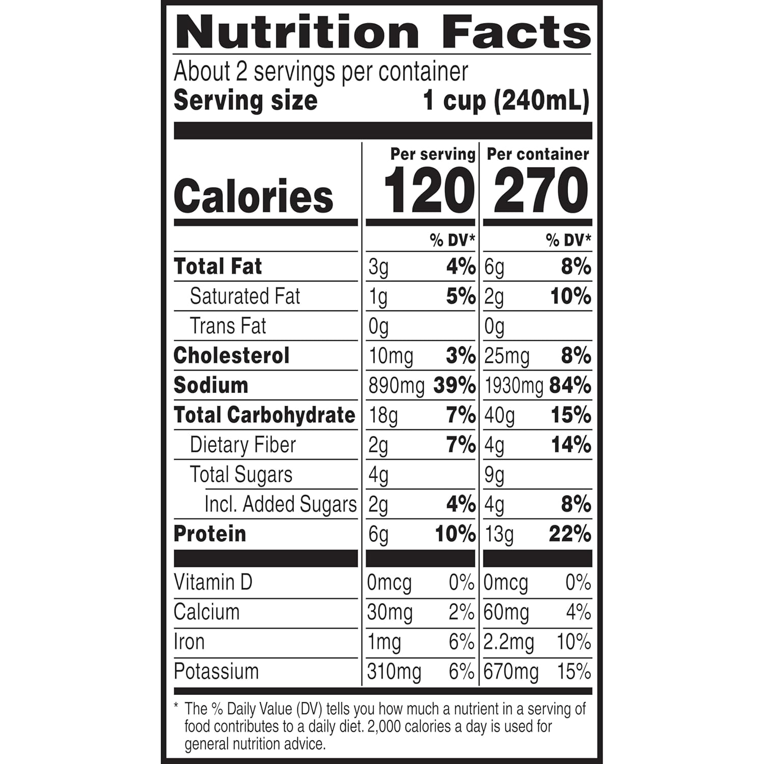 Campbellu2019s Chunky Soup, Steak With Hearty Vegetables Soup, 18.8 Oz Can