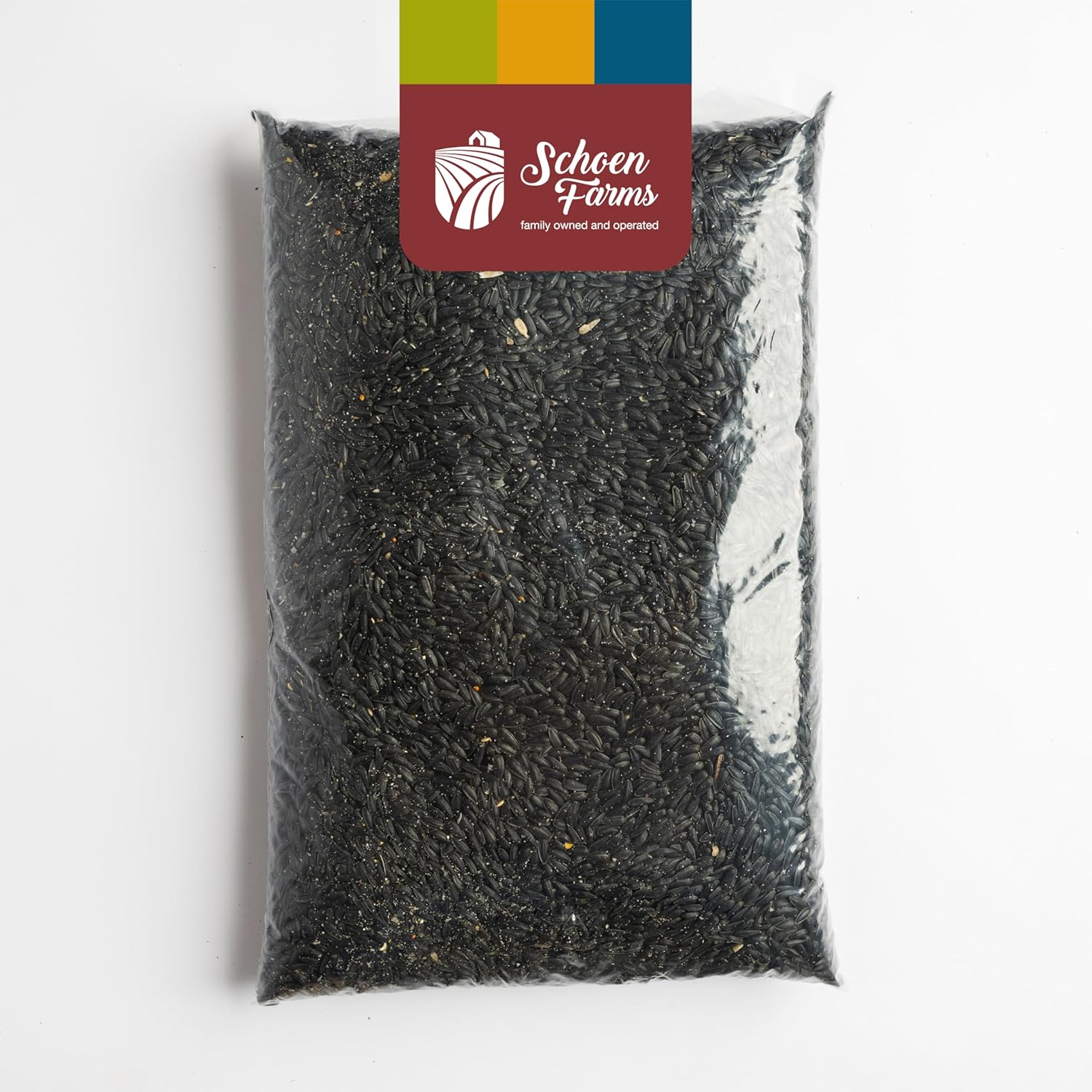 Schoen Farms Striped Sunflower Seeds u2013 Hulled Wild Bird Food u2013 6 lb Bag u2013 Premium Bird Seed for Cardinals, Jays & Finches