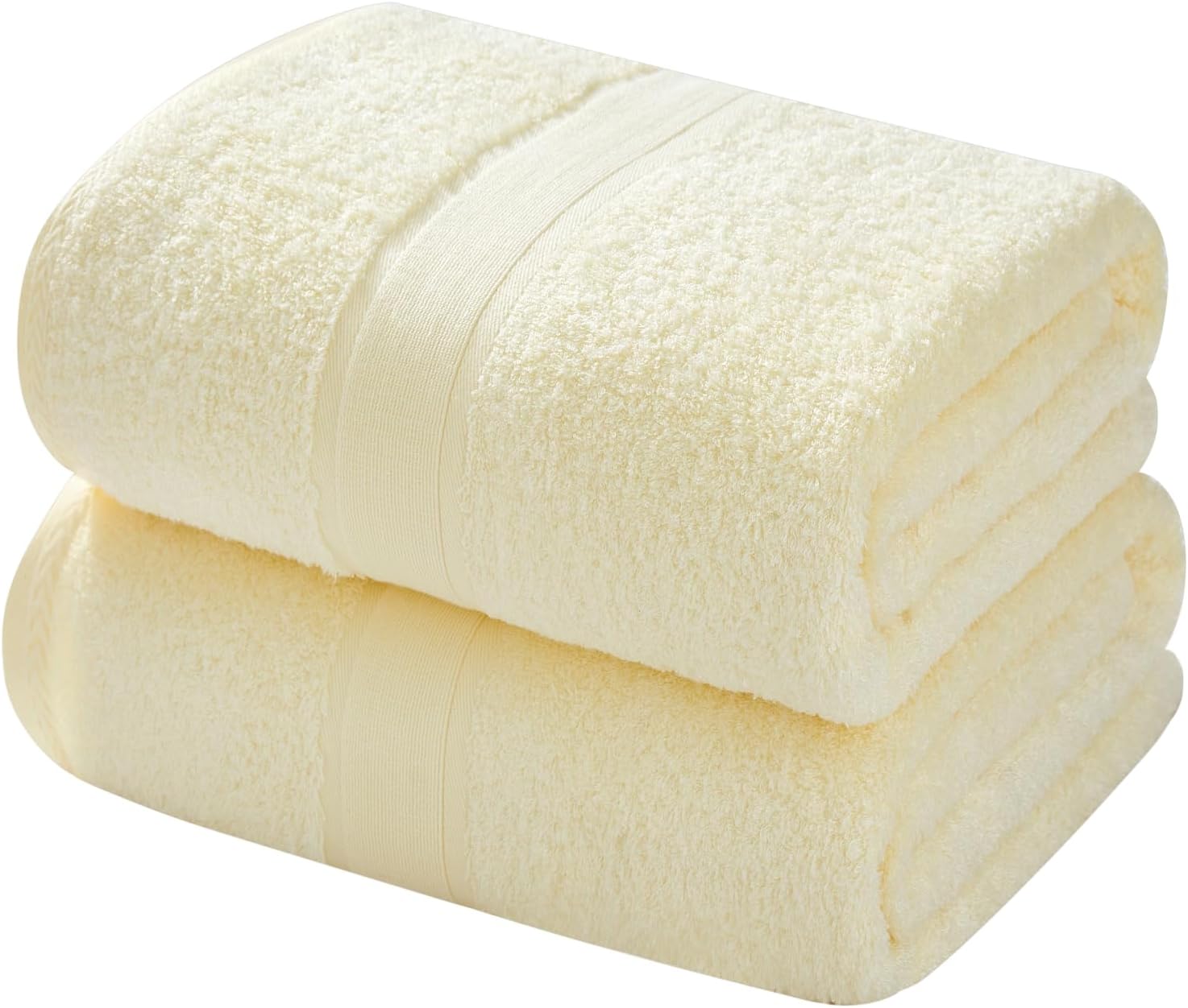 Aibaser Bath Towels, 27x54inch - Natural, Ultra Absorbent Towels for Bathroom, Travel, Gym, Shower and Spa (6 Piece Set) - Image 7