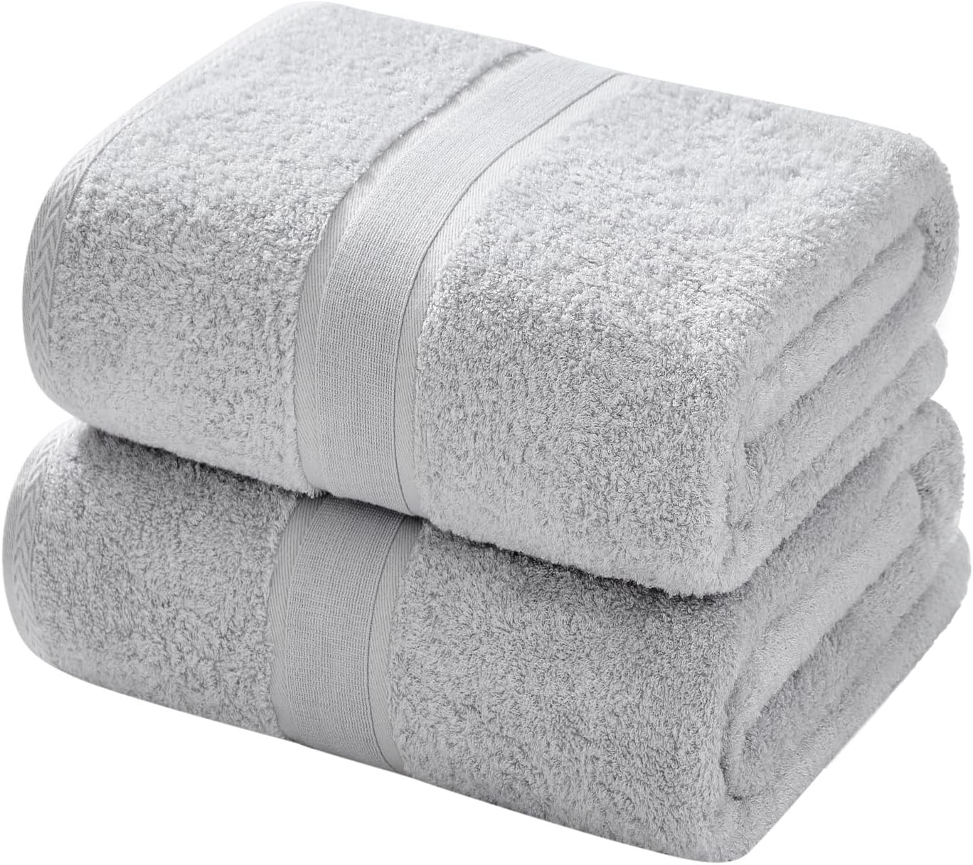 Aibaser Bath Towels, 27x54inch - Natural, Ultra Absorbent Towels for Bathroom, Travel, Gym, Shower and Spa (6 Piece Set) - Image 8