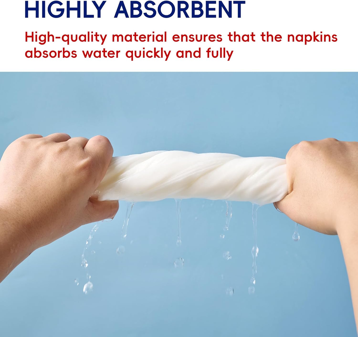 480 Count Disposable Hand Towels, Linen Feel Bathroom Hand Napkins, Soft And Absorbent Paper Napkin for Guest, Disposable Guest Towels for Kitchen, Parties, Weddings - Image 4