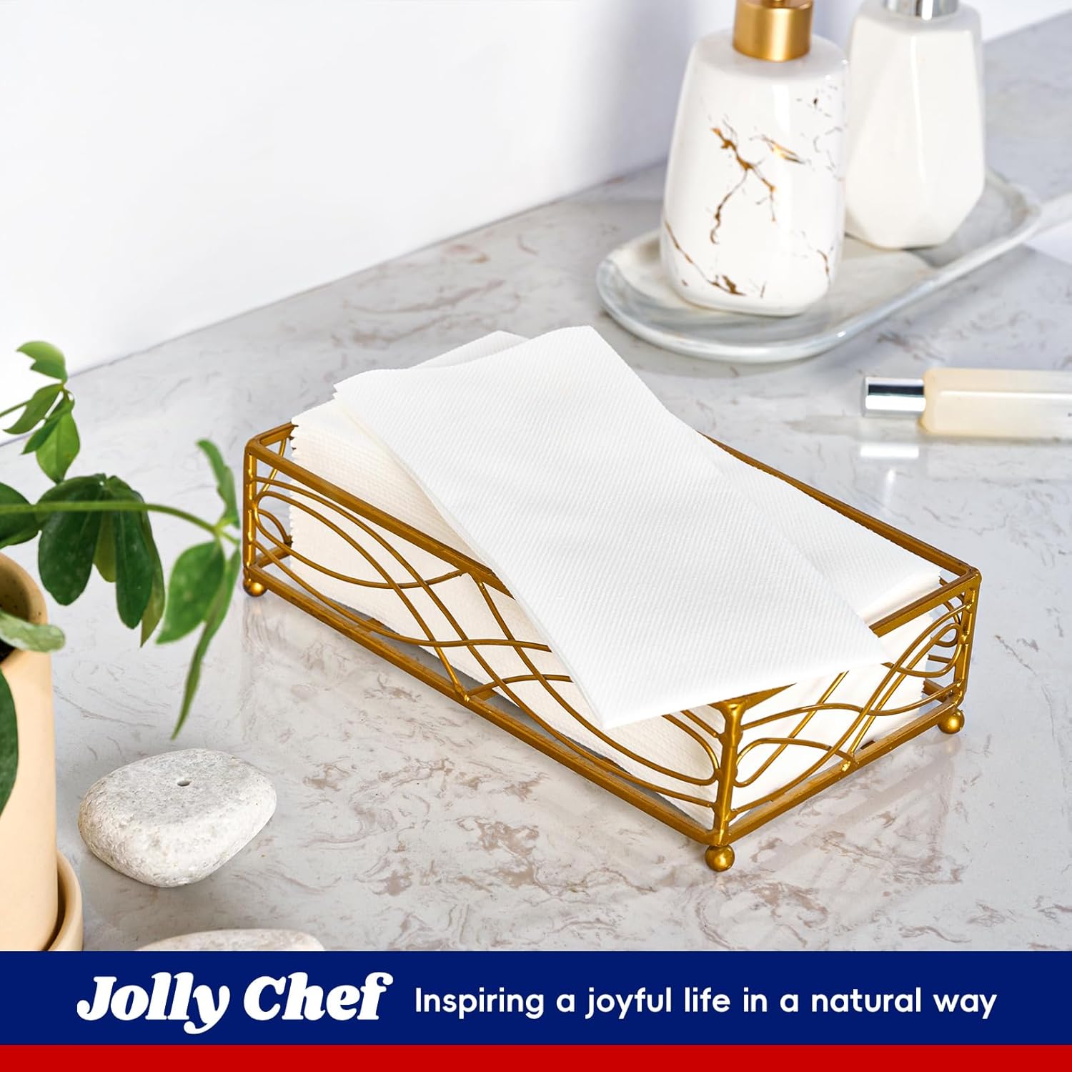 480 Count Disposable Hand Towels, Linen Feel Bathroom Hand Napkins, Soft And Absorbent Paper Napkin for Guest, Disposable Guest Towels for Kitchen, Parties, Weddings - Image 5