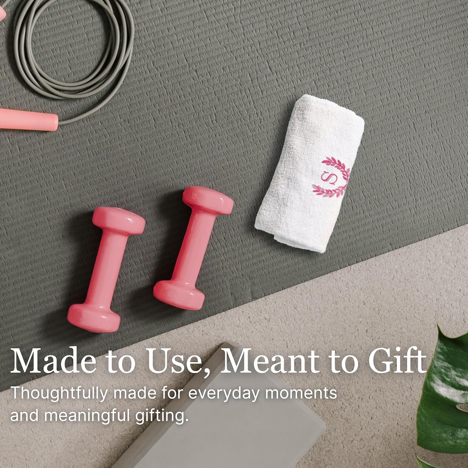 Decorative and Monogrammed Hand Towels for Bathroom Kitchen Makeup | Personalized Gift for Wedding-Bridal | Roman Font Custom Luxury Turkish Towel | Spa Collection, Oversized, 16 X 30 Inch, Set of 2 - Image 5