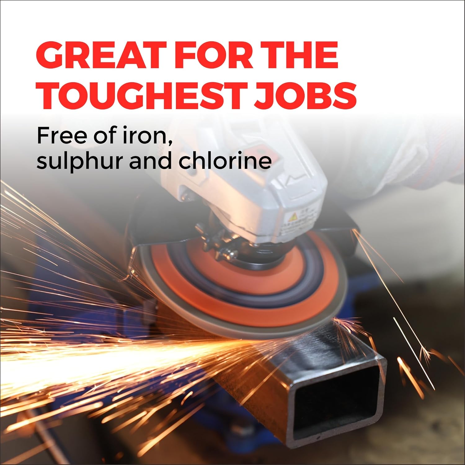 Jumbo Zirconia Flap Discs 4 1/2 for Angle Grinder, 40/60/80/120 Grit Type 27 High Density Trimmable 5/8"-11 inch Grinding Wheels for Grinding, Rust Removal, Sanding and Finishing - 10 Pack - Image 6