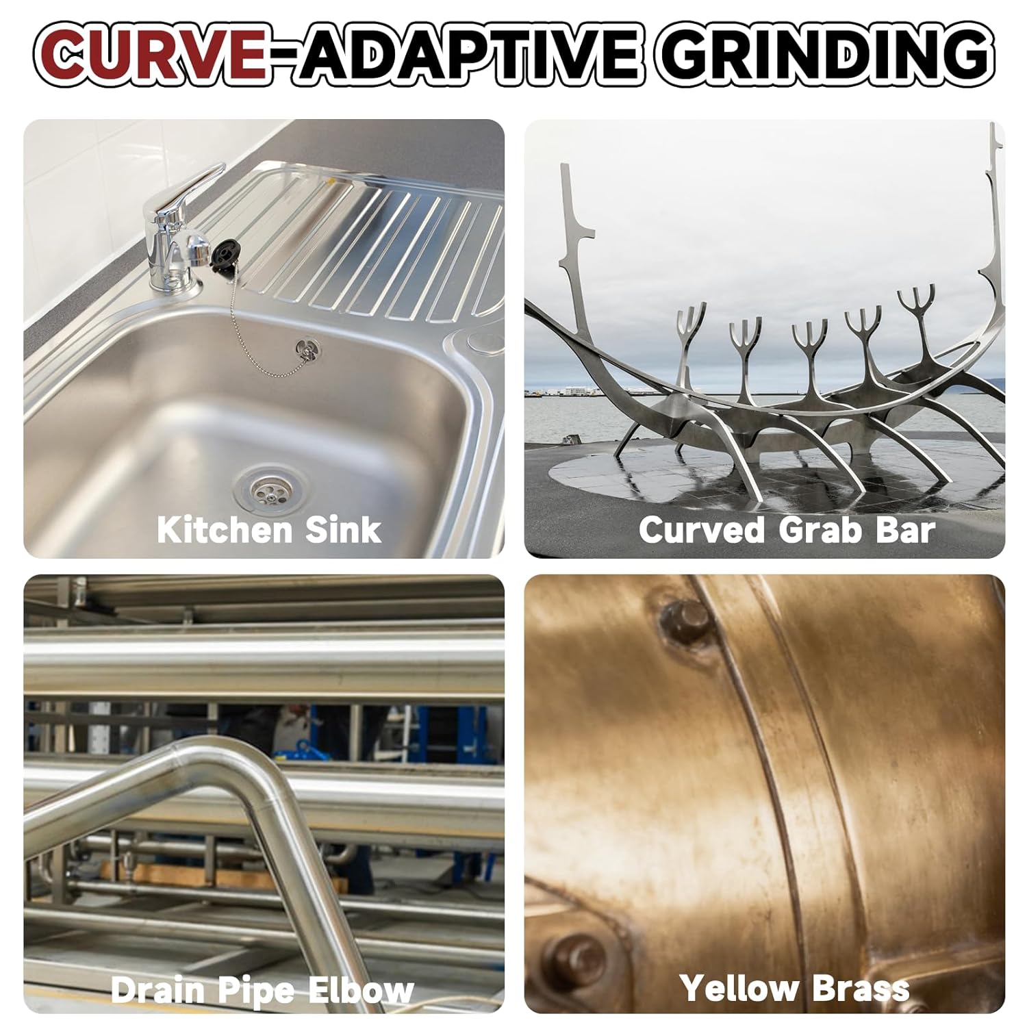 KQCXIK 4.7" x 4" Surface Conditioning Tool, 120 grit Emery Cloth Wire Drawing Wheel for Burnishing Machines, Fast Heat Dissipation Abrasive Drum for Polishing Metal, Wood, Plastic - Image 7