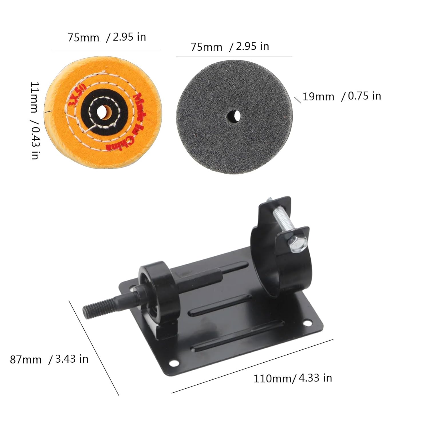 Versatile Sanding Tool Set Polishing Wheel Grinder Attachments Efficient Grinding Enhances Your Metal Finishing - Image 2