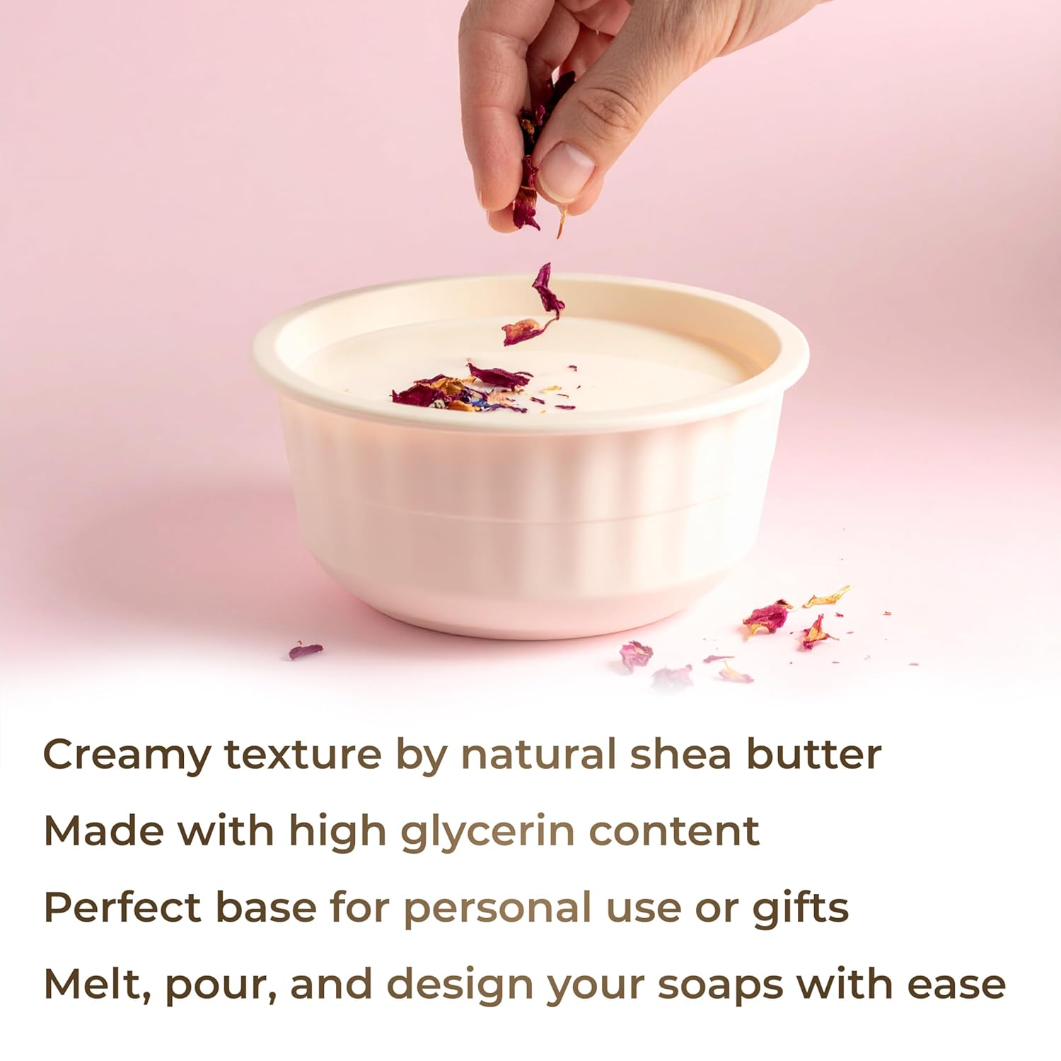 velona 2 LB - Shea Butter - Melt and Pour Soap Base SLS/SLES free | Natural Bars for The Best Result for Soap-Making