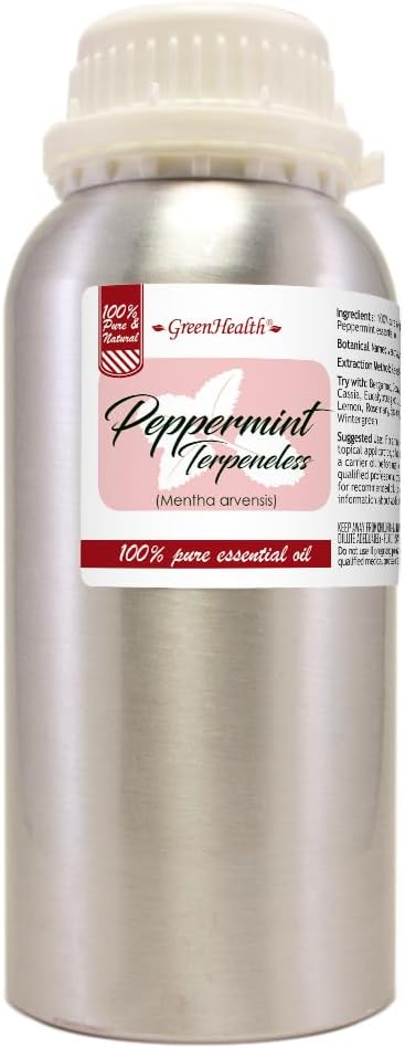 GreenHealth Peppermint Essential Oil u2013 16 fl oz | 100% Pure & Uncut | Heavy-Duty Plastic Jug | FDA Compliant, Space-Saving Container | for Aromatherapy, Soap, Candles, Cleaning, DIY - Image 8