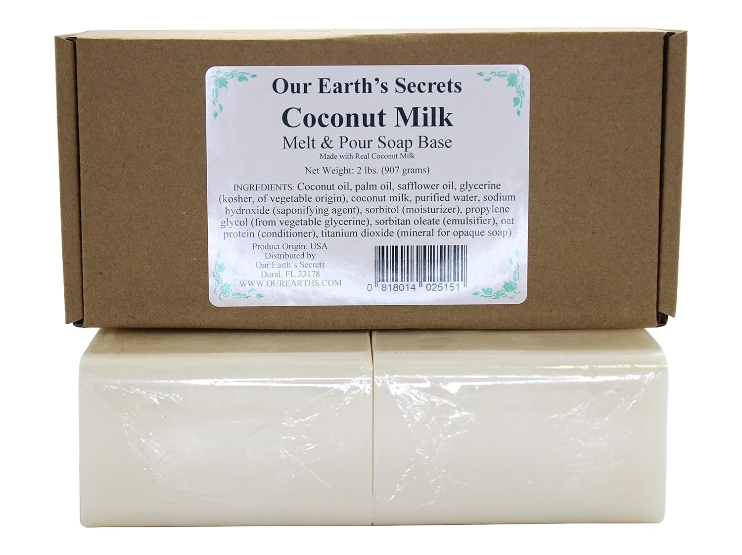 Our Earth's Secrets Shea Butter - 2 Pound Melt and Pour Soap Base - Image 3