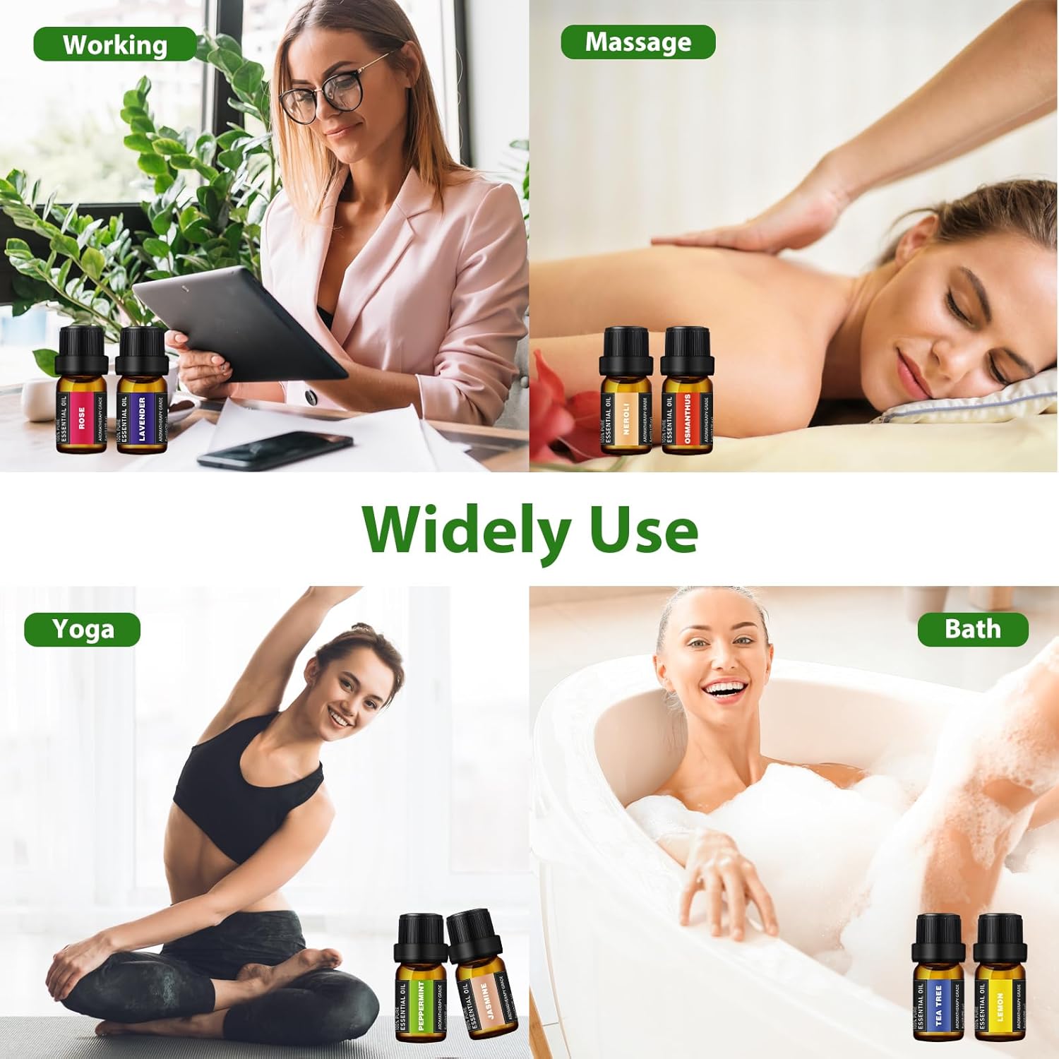 SACATR 60 Bottles Premium Essential Oils Set - Natural Essential Oils for Diffuser, Humidifier, Candle and Soap Making(60x5 ML) - Image 3