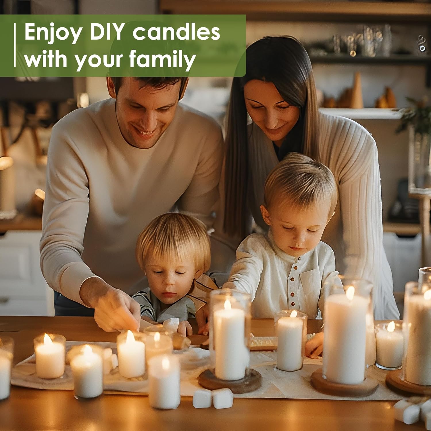 VIPwax White Beeswax Pellets 1LB, Natural Organic Beeswax, Beeswax for Candle Making, Body, Skin Care DIY, Lip Balm and Soap Making Supplies - Image 5