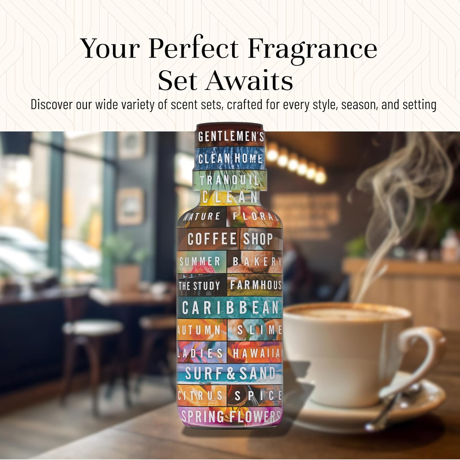 P&J Trading Fragrance Oil Coffee Shop Set | Coffee, Café Mocha, Chai Tea, Hot Chocolate, Blueberry Muffin, French Vanilla Candle Scents for Candle Making, Freshie Scents, Soap Making Supplies - Image 6