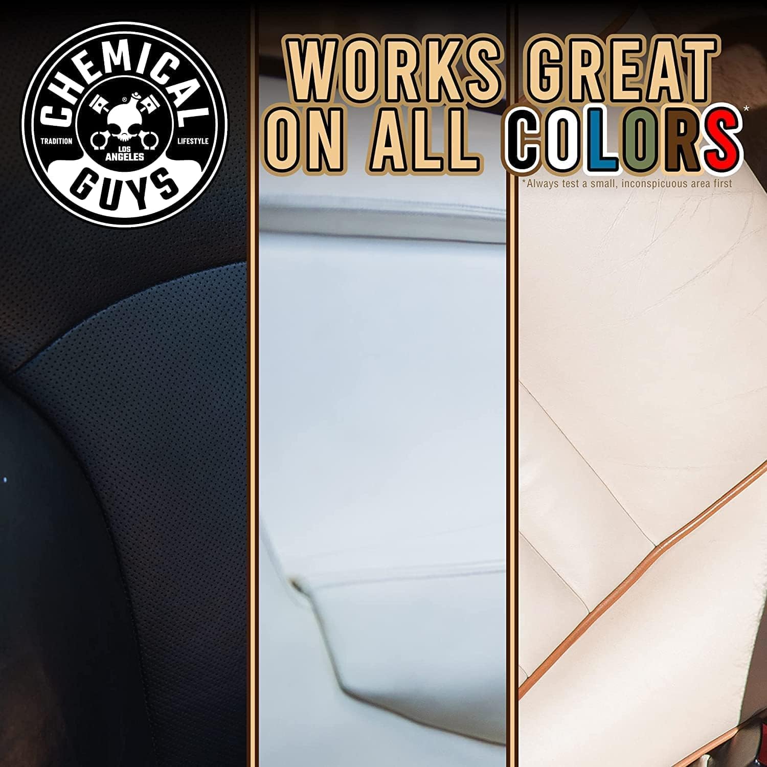 Alternative view of Chemical Guys Leather Cleaner and Conditioner Kit - Car Cleaner and Conditioner, Safely Cleans & Conditions Leather Car Interiors, Furniture, Shoes, Boots, Bags, Apparel & More, 2 Bottles (16 oz Each)