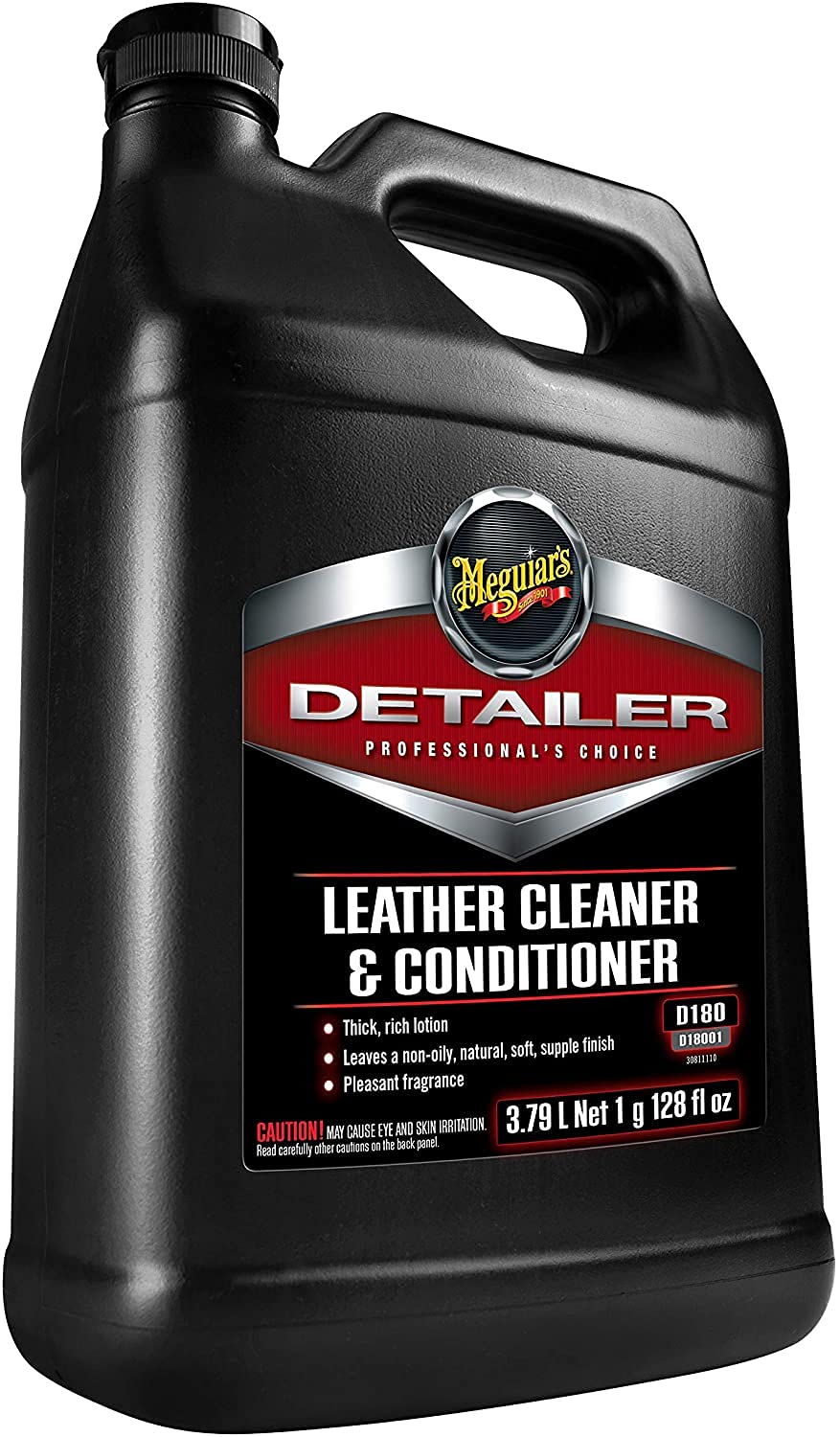 Alternative view of Meguiar’s Professional Leather Cleaner & Conditioner D18001 - 1 Gallon Leather Cleaner & Conditioner Specifically Formulated for Automotive Leather Care, Delivers Professional Results, 128 Oz