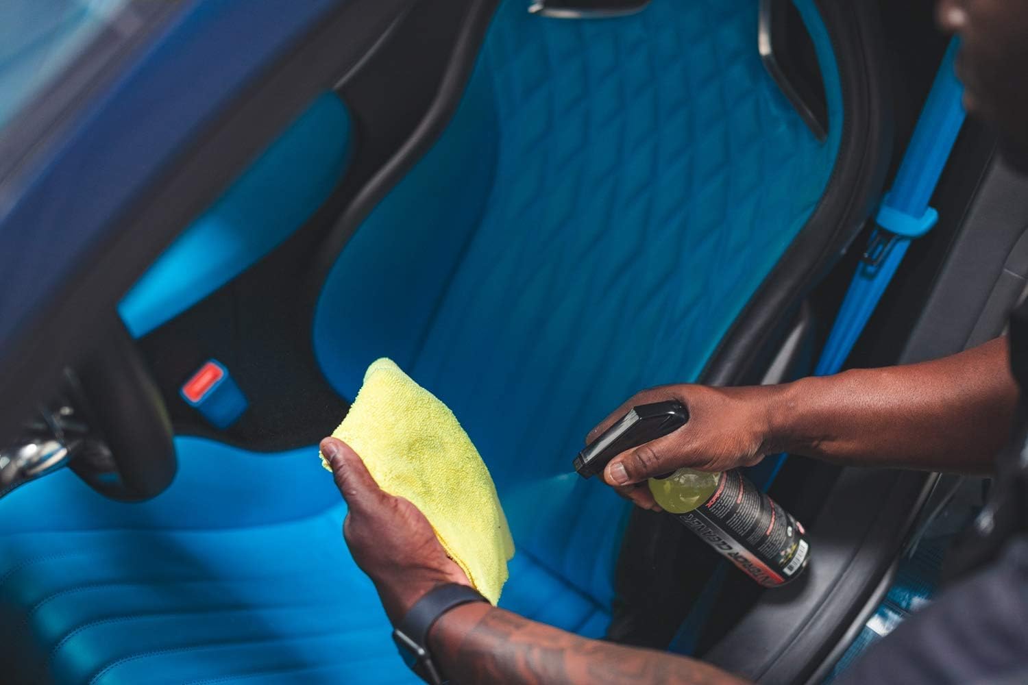 Alternative view of P & S Professional Detail Products Xpress Interior Cleaner u2013 Safe for Leather, Vinyl, Plastic & More, Removes Dirt, Grease & Oil, No Residue, Fresh Scent, No Dilution Needed - 1 Gallon