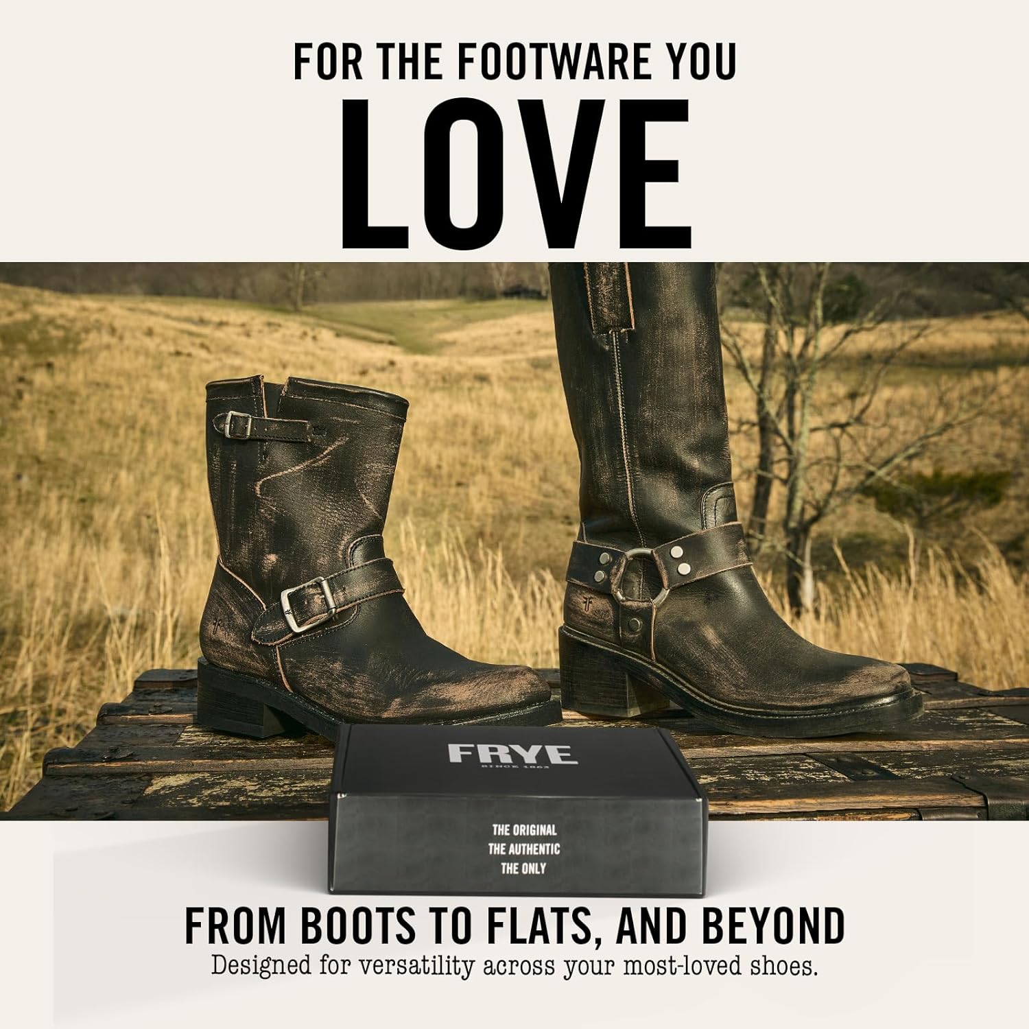 Alternative view of Frye Leather Care Kit – 4 Piece Set with U.S.-Made Leather Cleaner & Conditioner – Brush, Cloth, and Gift Box – Leather Shoe & Boot Cleaning Kit