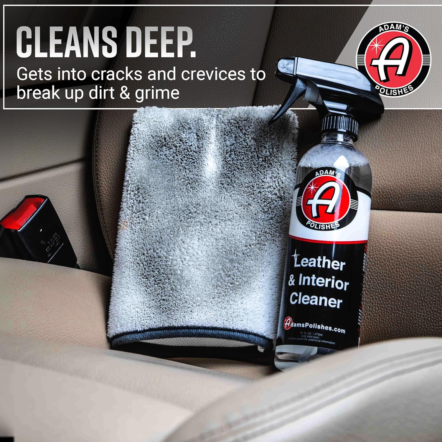 Alternative view of Adam's Polishes Leather & Interior Cleaner, 16oz