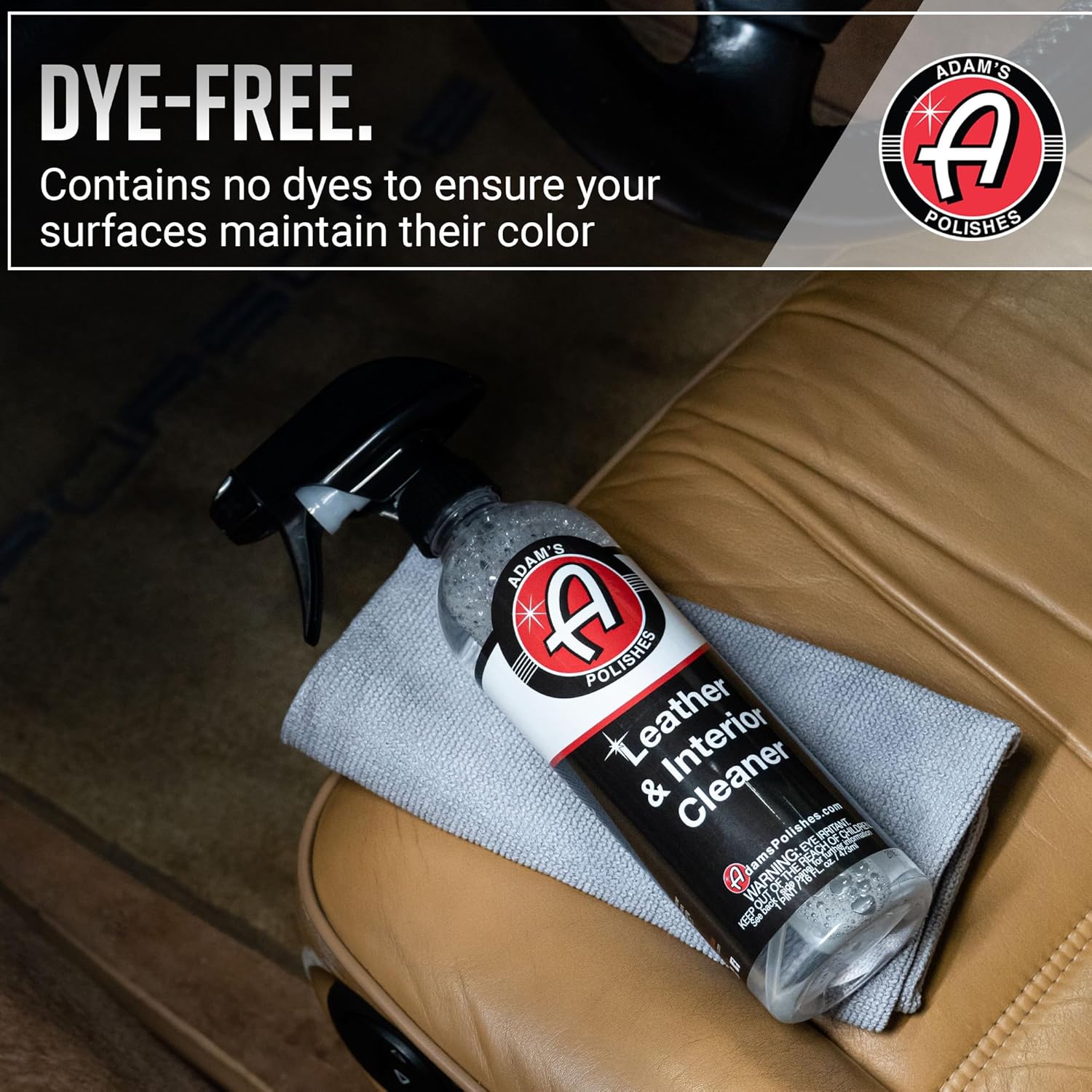 Adam's Polishes Leather & Interior Cleaner, 16oz - Image 5