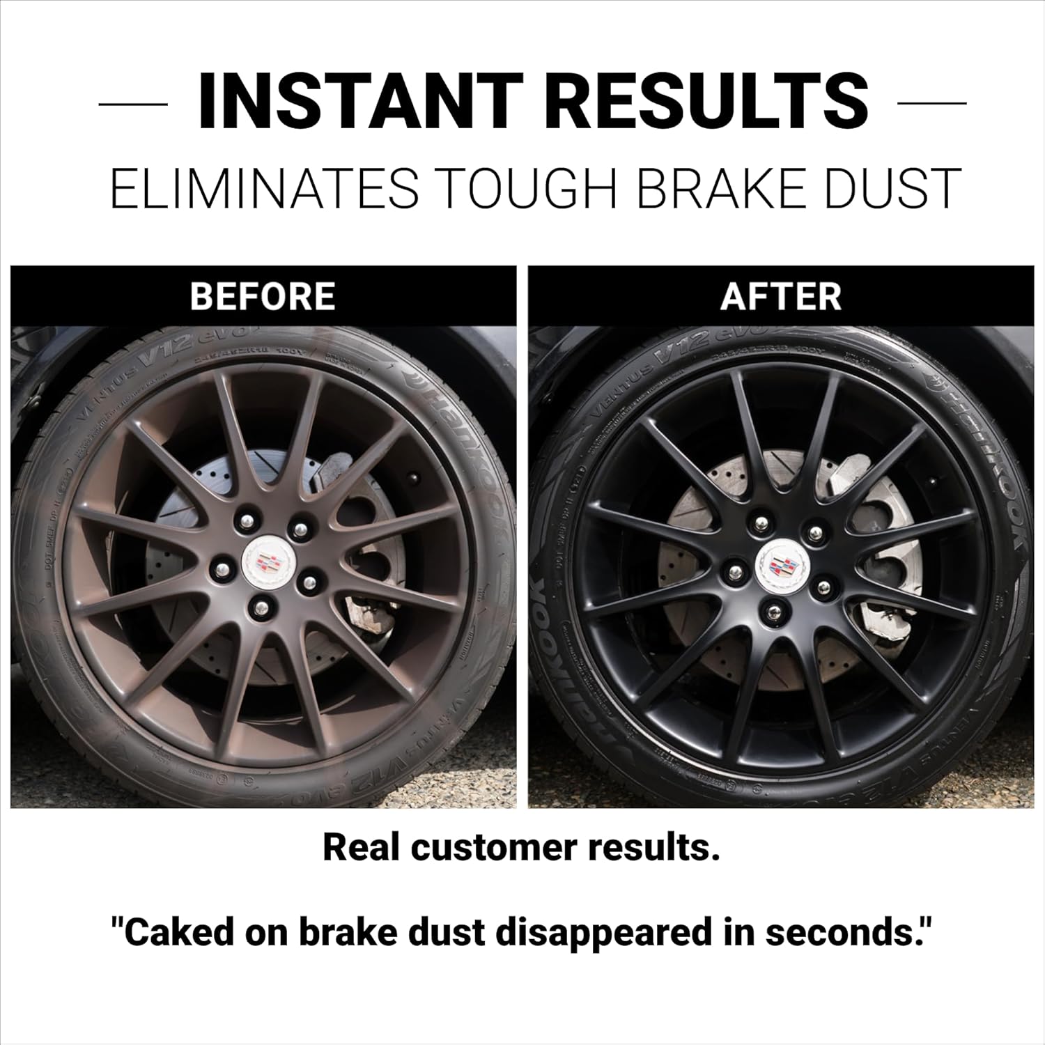 CAR GUYS Wheel Cleaner | Effective Rim and Tire Cleaner | Safe & Versatile Brake Dust Remover for Alloy, Chrome, Aluminum Rims, White Wall Tires, and More! | 18 Oz