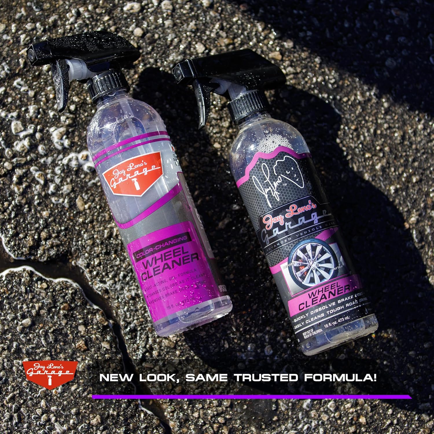 Jay Leno's Garage Wheel Cleaner Spray u2013 Brake Cleaner and Heavy Duty Brake Dust Remover That Works as a Rim Cleaner, Leaving Wheels, Rims, Brake Pads & Rotors Spotless for a Showroom-Quality Finish