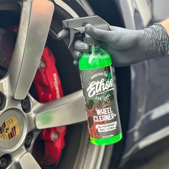 Alternative view of Ethos Wheel Cleaner Spray - Iron Remover Car Detailing - Rim Cleaner Spray Brake Dust, Iron Remover - Color Change Technology - Professional Strength Formula - Brake Dust Remover