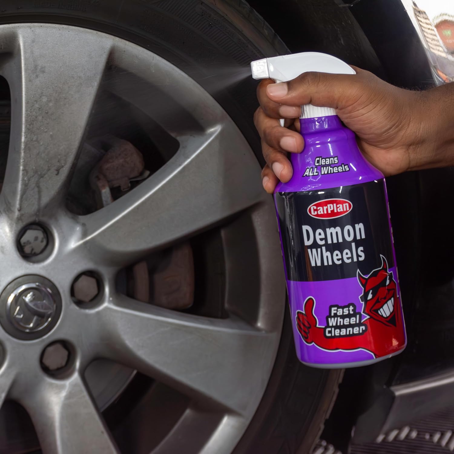 Alternative view of CarPlan Demon Wheels 34 fl Oz (1L) - Fast Wheel Cleaner