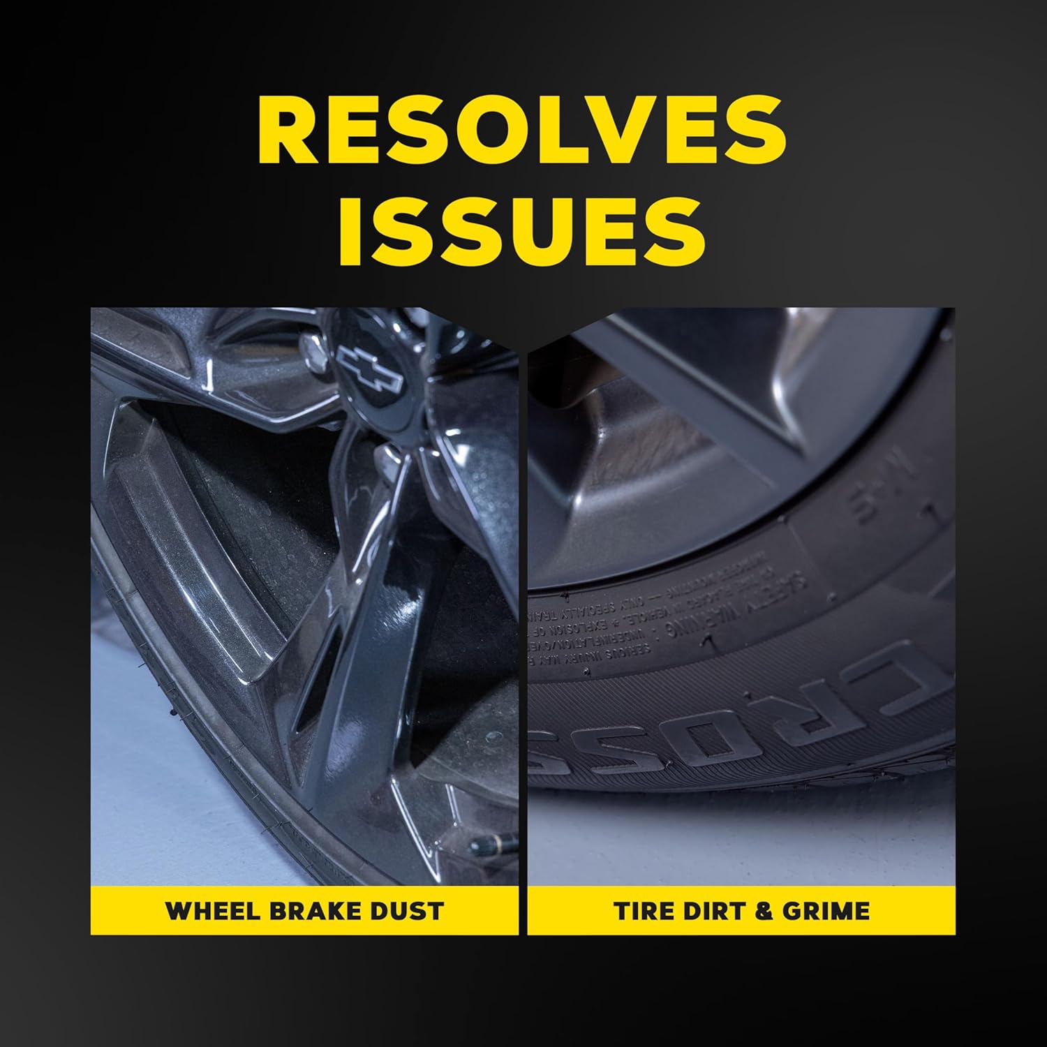 Alternative view of Meguiar's Hot Rims Foaming Wheel & Tire Cleaner - Combines a Wheel and Tire Cleaner in One Product that Quickly Powers through Brake Dust and Grime on OEM Clear Coated Wheels, 20 Oz Foam