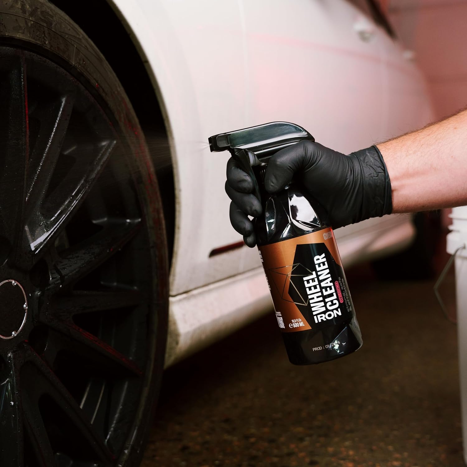 Alternative view of GYEON Iron Wheel Cleaner Redefined u2013 Acid-Free Gel Formula for Brake Dust & Iron Removal u2013 Safe on All Wheel Finishes and Rim Types u2013 Professional Grade Wheel Cleaning Spray