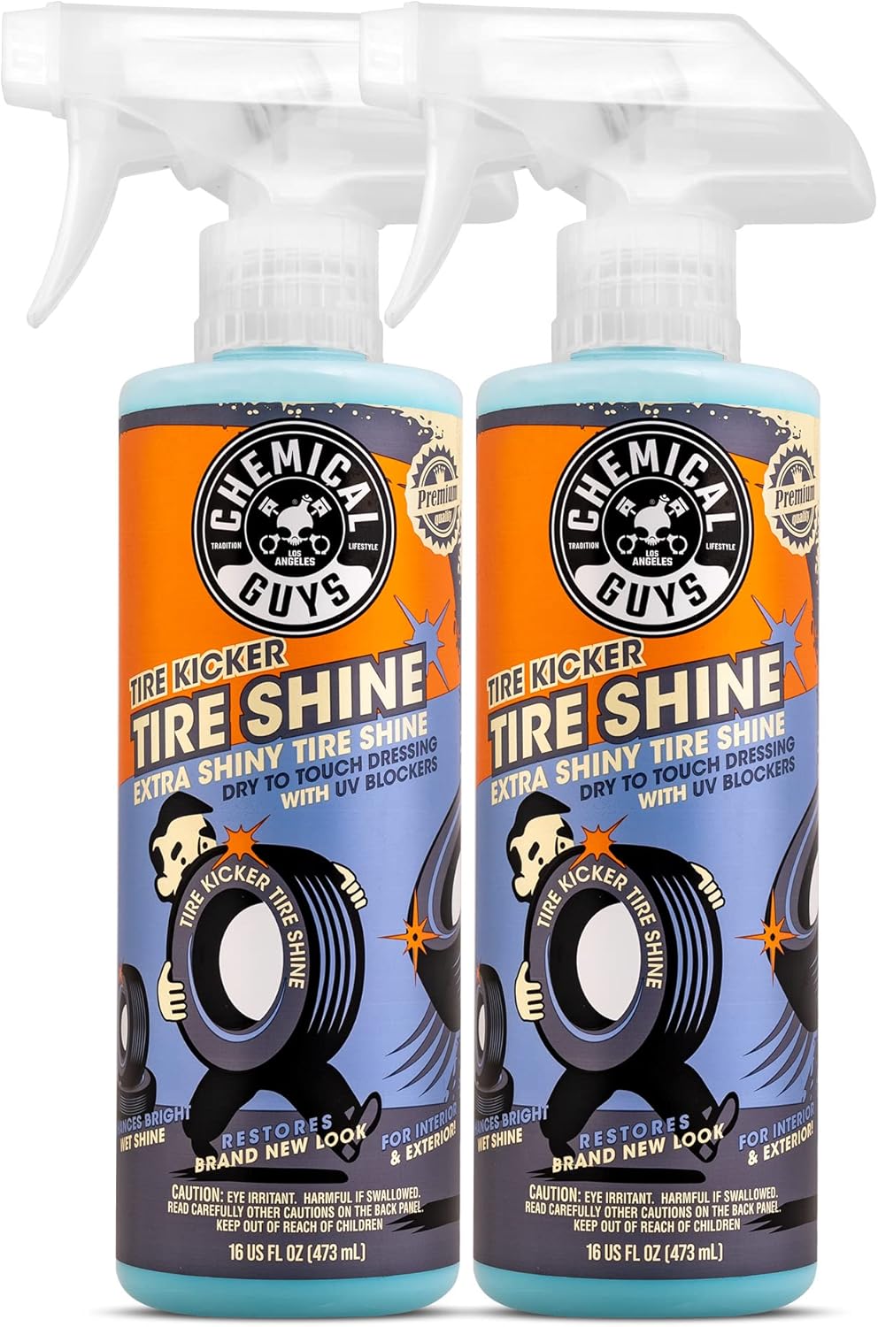 Chemical Guys Tire Kicker Sprayable Extra Glossy Tire Shine Spray, Dry-to-Touch Dressing - Restores Wet Look to Rubber, Vinyl, and Plastic, Safe for Cars, Trucks, Motorcycles, RVs, and More - 16 oz - Image 9
